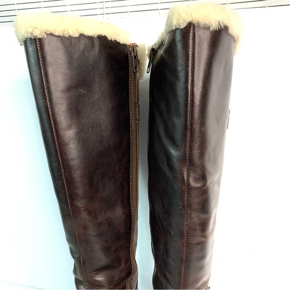 Born Womens Gira Shearling Lined Tall Boots Sz 8.… - image 3