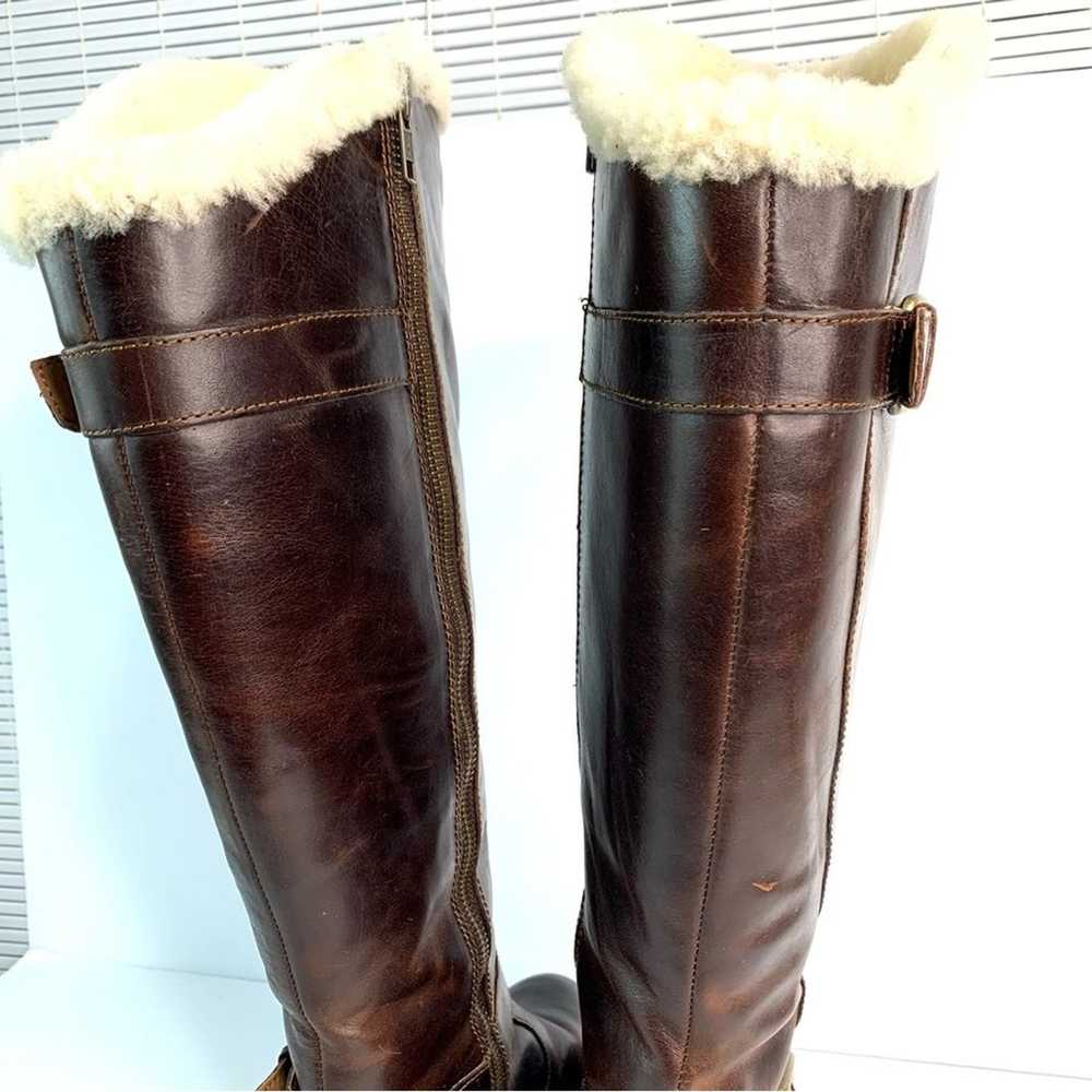 Born Womens Gira Shearling Lined Tall Boots Sz 8.… - image 5