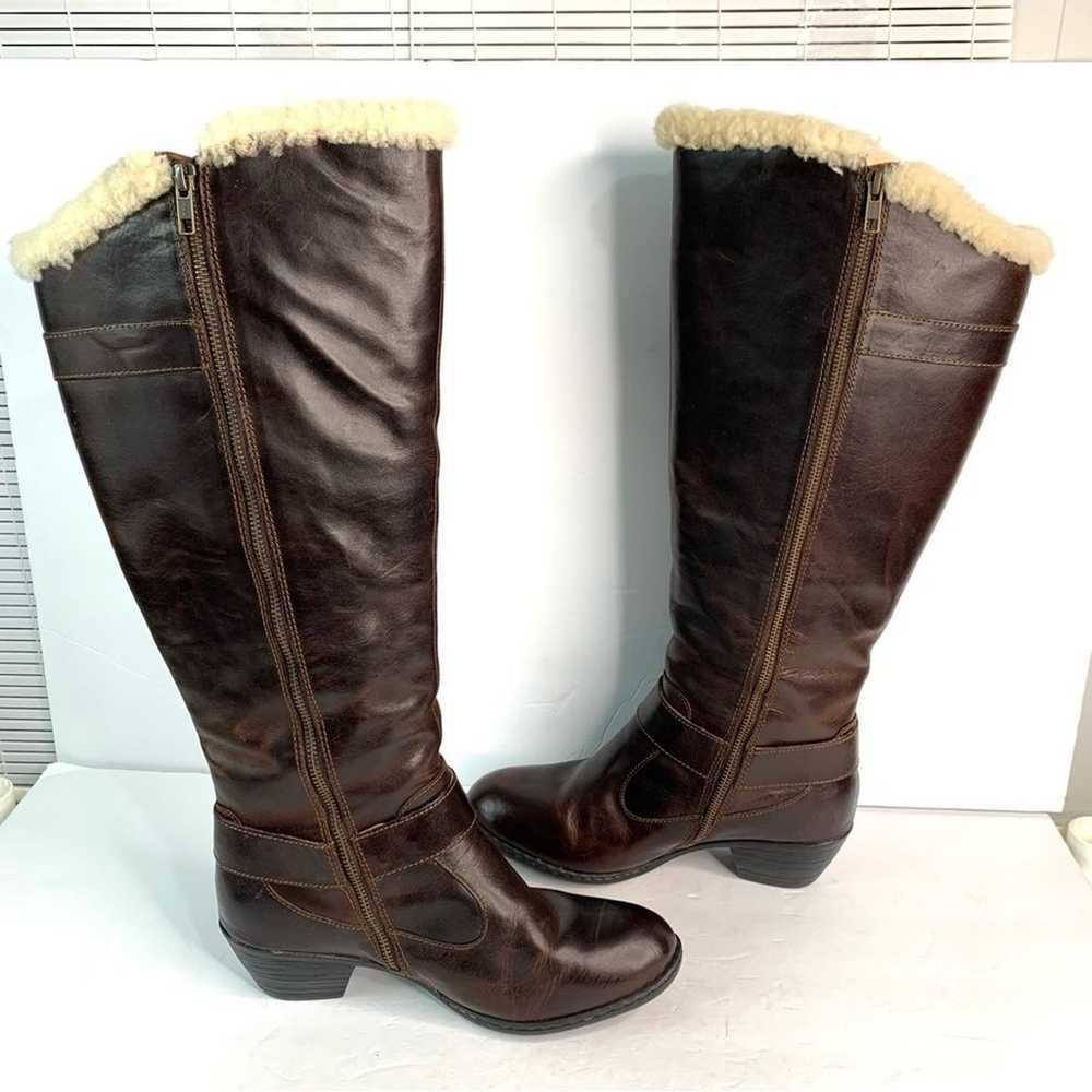 Born Womens Gira Shearling Lined Tall Boots Sz 8.… - image 7