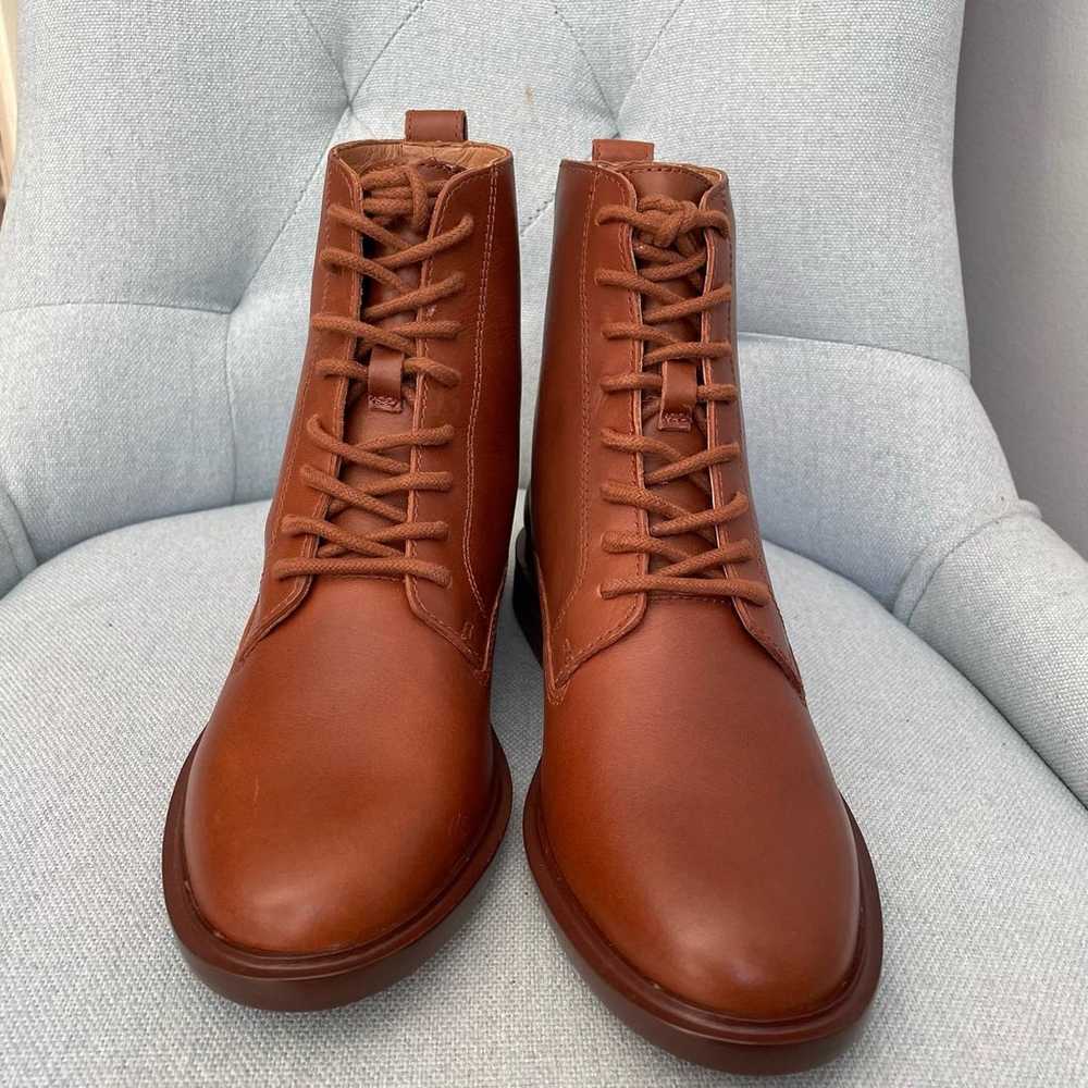 Madewell The Delaney Lace-Up Boot in Leather Tan - image 3