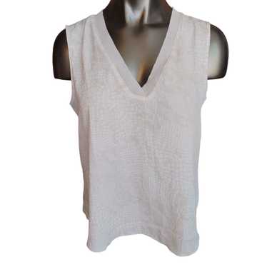 Worthington Worthington Women's White V-Neck Sleev