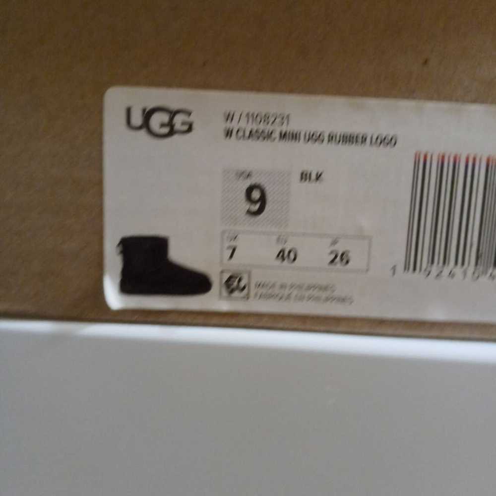 All black UGG boots. (Women) size 9. - image 3