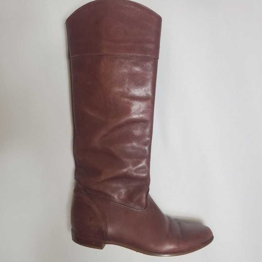Vintage Frye Leather Pull On Boots - image 1