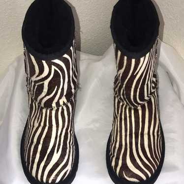 Ugg Zebra pony hair boots