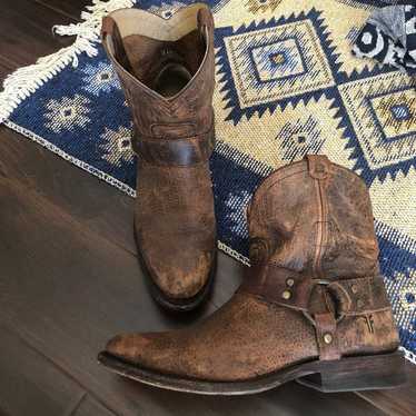 Distressed Style Frye Ankle Boots - image 1