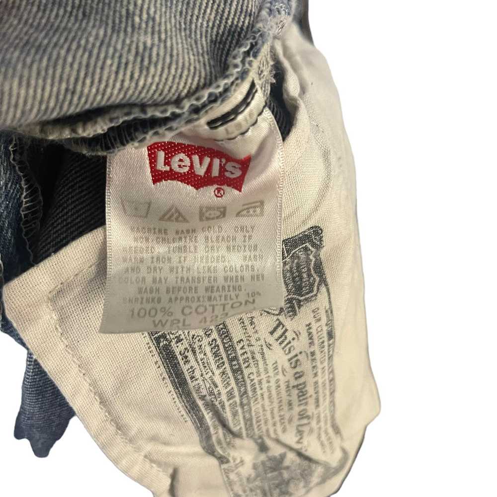 Levi's Levi's 501 Vintage W44 L32 Button Fly Fade… - image 11