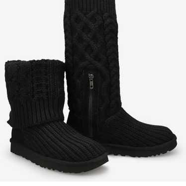 UGG Classic Cardi Cabled Knit - Black