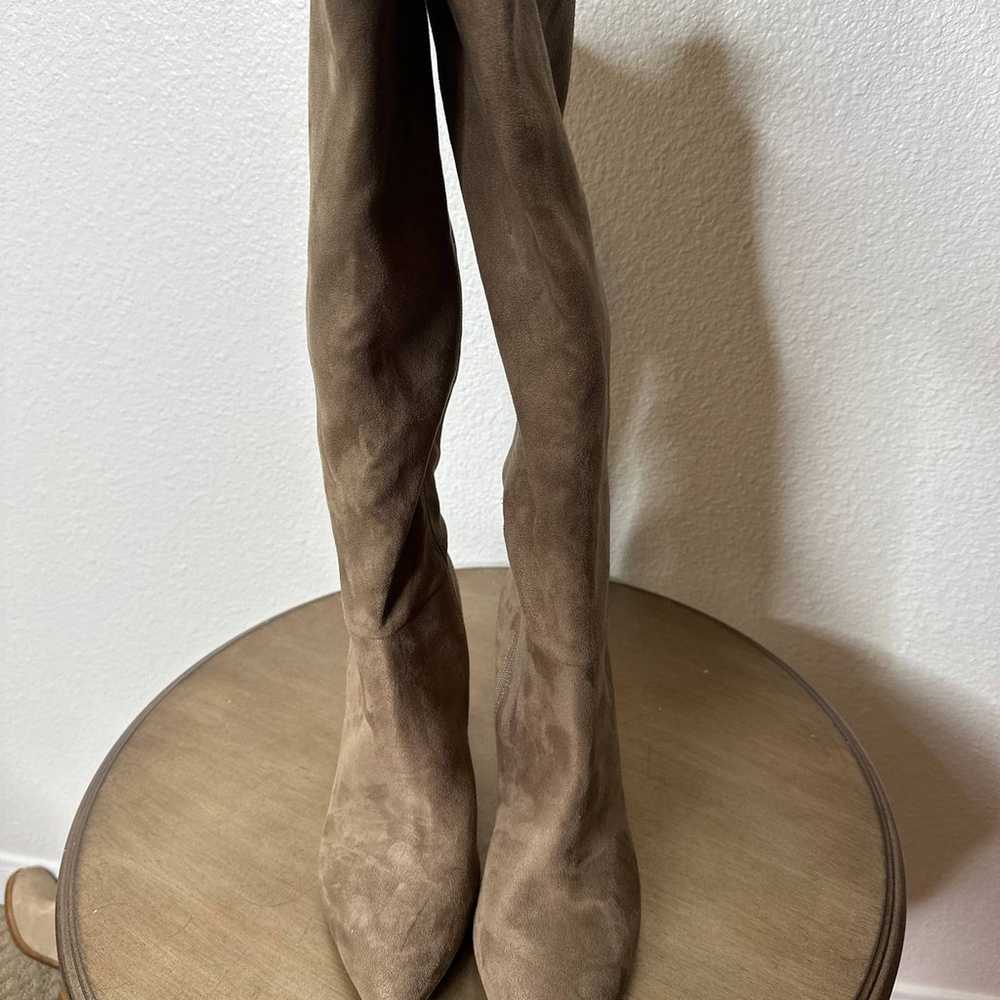 NEW Bandolino Thigh High Tall Boots Heels Suede S… - image 2