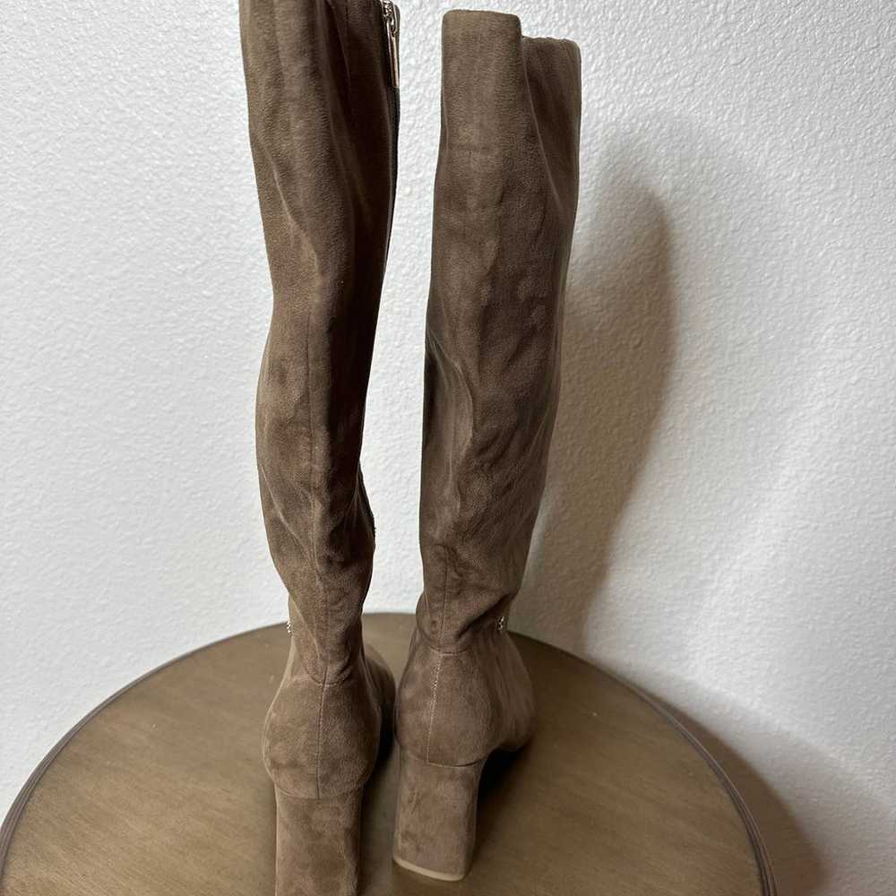 NEW Bandolino Thigh High Tall Boots Heels Suede S… - image 4