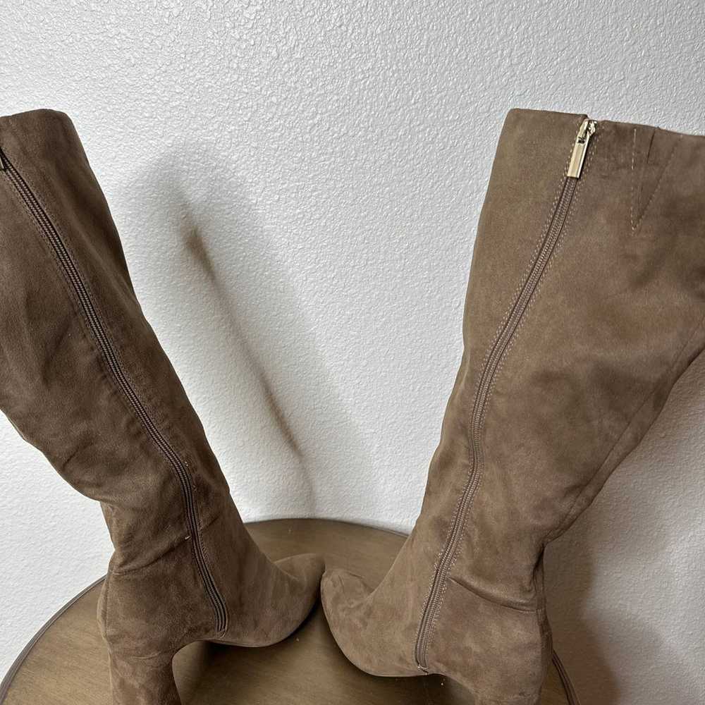 NEW Bandolino Thigh High Tall Boots Heels Suede S… - image 6