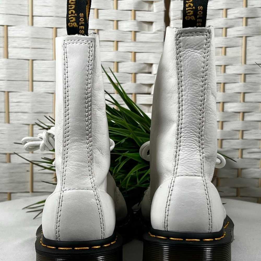 NWOT- Dr. Martens White 1460 Pascal White Soft Le… - image 2