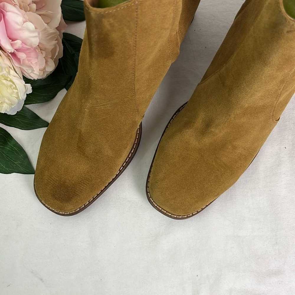 MADEWELL Bryce Suede Chelsea Boot in Camel Bootie… - image 3