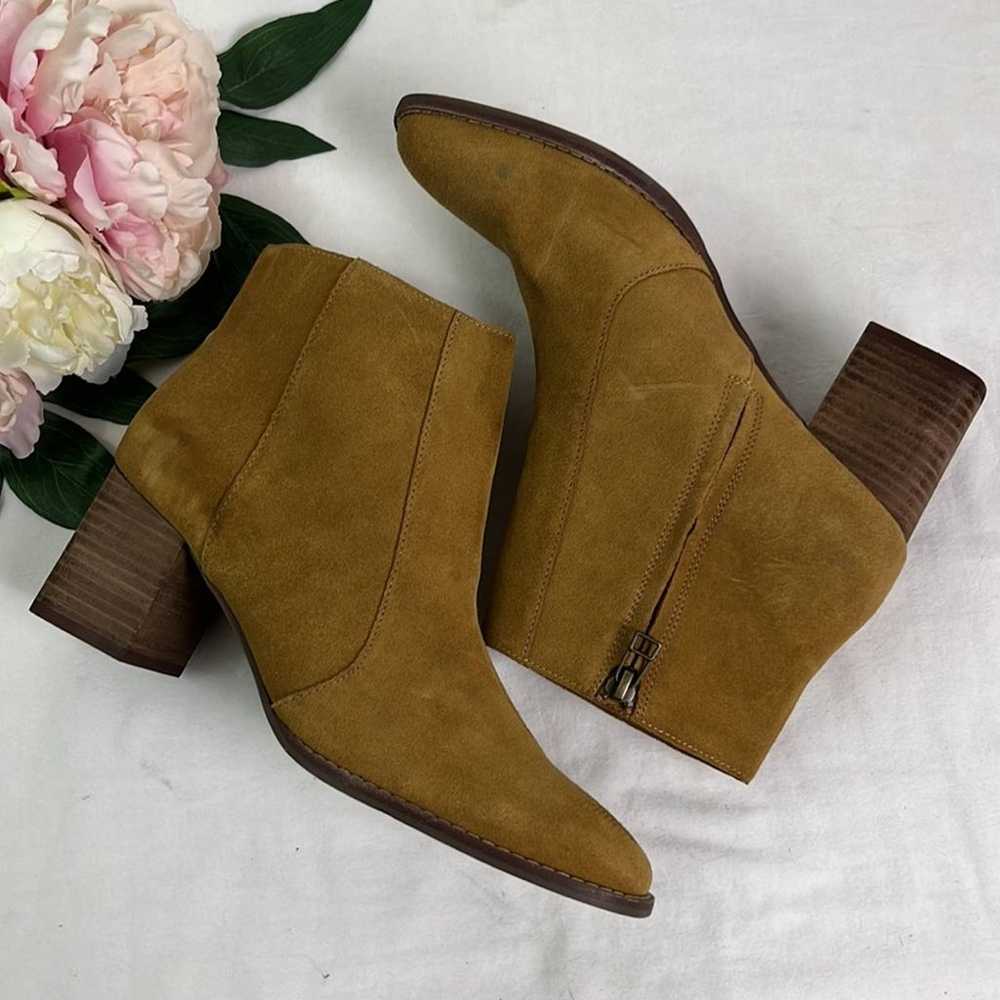 MADEWELL Bryce Suede Chelsea Boot in Camel Bootie… - image 4