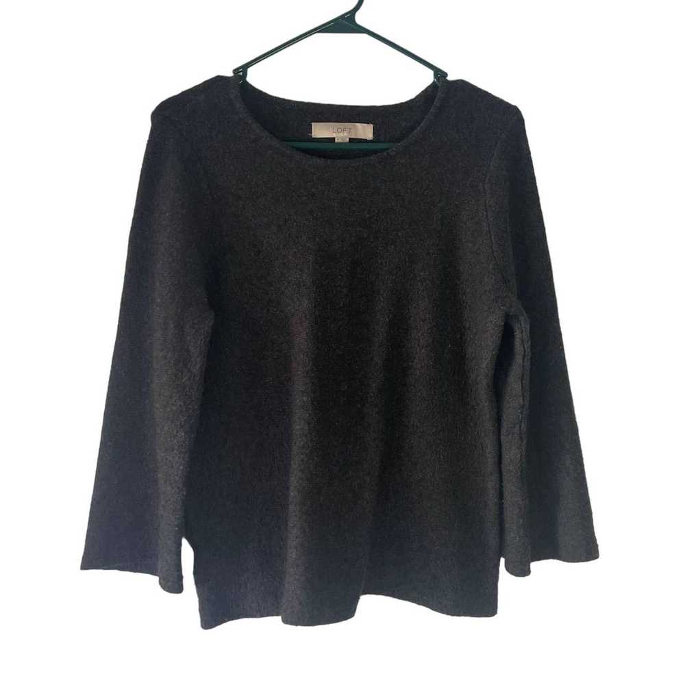 Loft Loft Women's Size Medium Grey Wool Blend Bel… - image 1