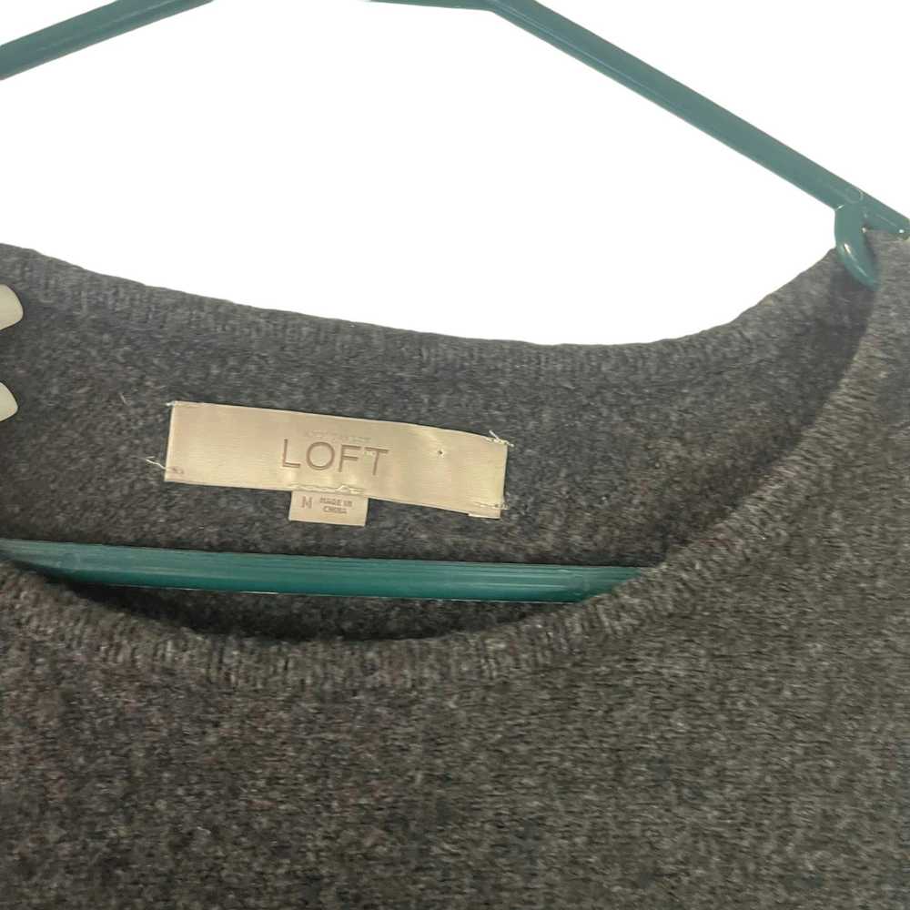 Loft Loft Women's Size Medium Grey Wool Blend Bel… - image 6