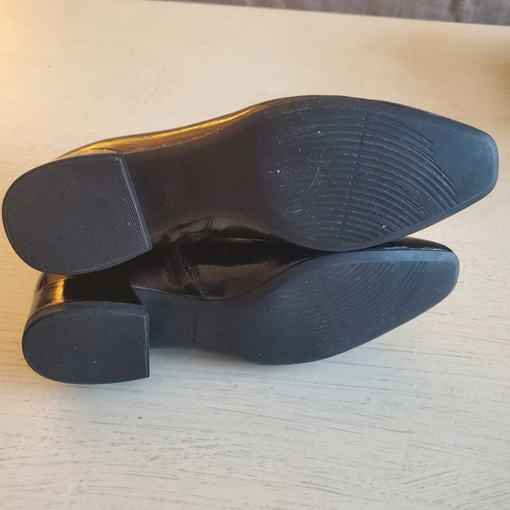 Vagabond Metallic Patent Leather Ankle Boots 37/6… - image 5