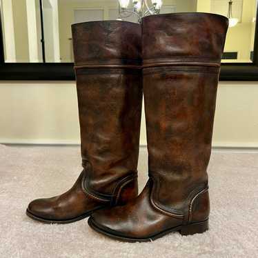 Frye Melissa Trapunto Tall Knee High Boots