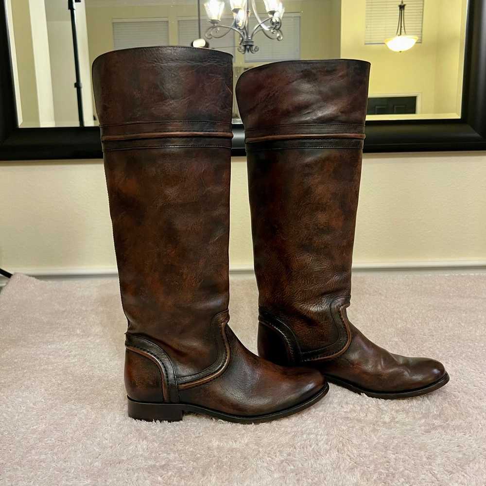 Frye Melissa Trapunto Tall Knee High Boots - image 3