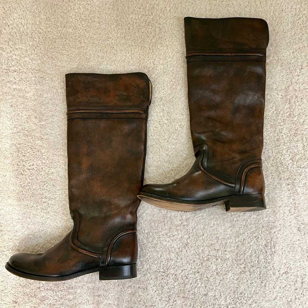 Frye Melissa Trapunto Tall Knee High Boots - image 9