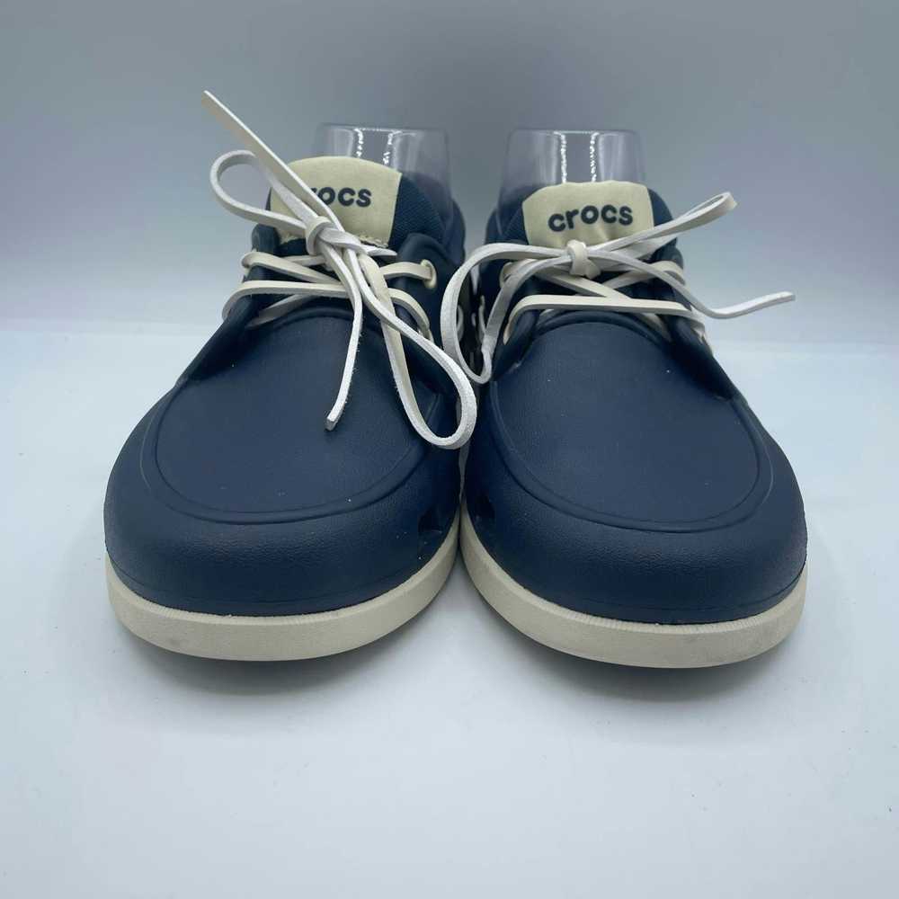 Crocs Crocs Classic Boat Shoes Comfort Blue Rubbe… - image 4