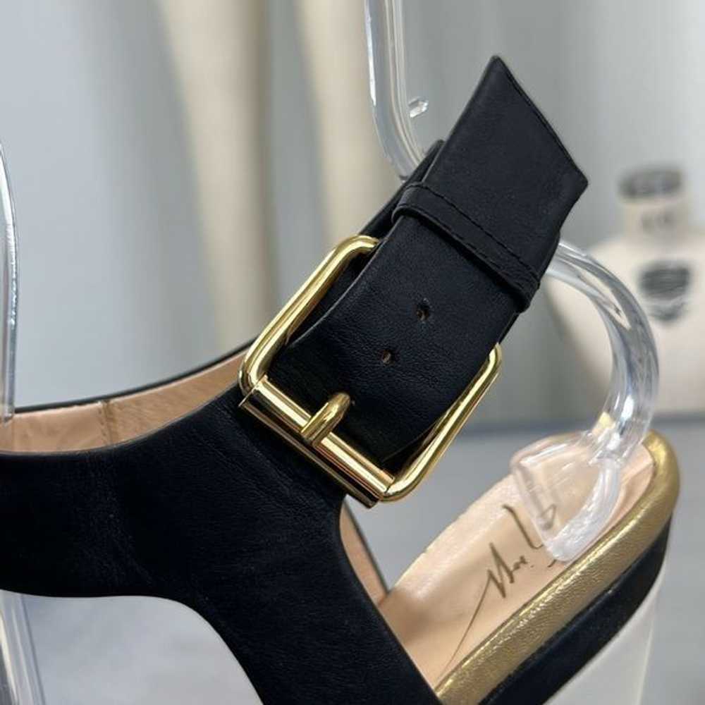 Giuseppe Zanotti Giuseppe Zanotti Gold Black Leat… - image 10