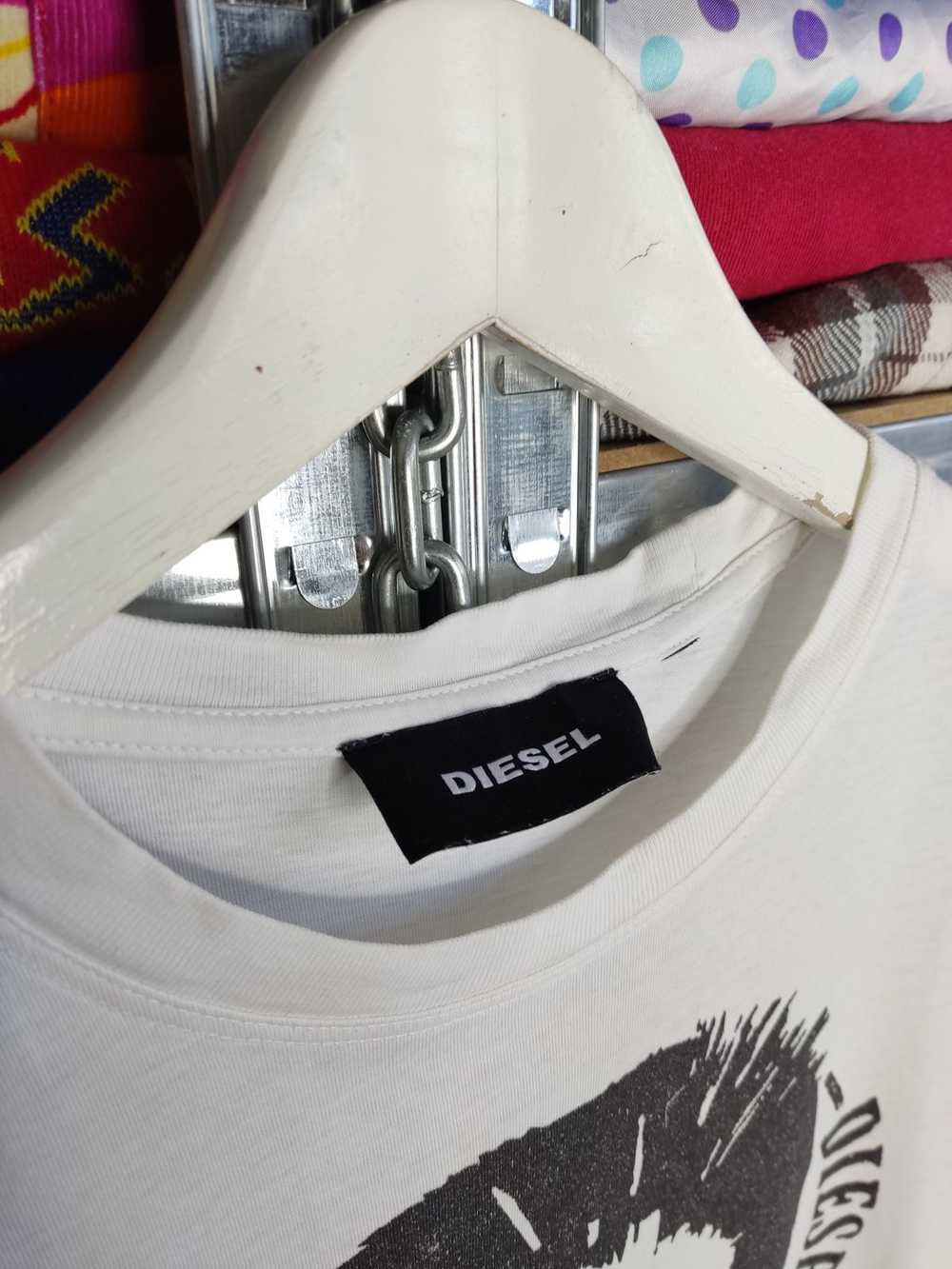 Diesel × Streetwear Diesel Big Logo Punk Mohawk T… - image 4