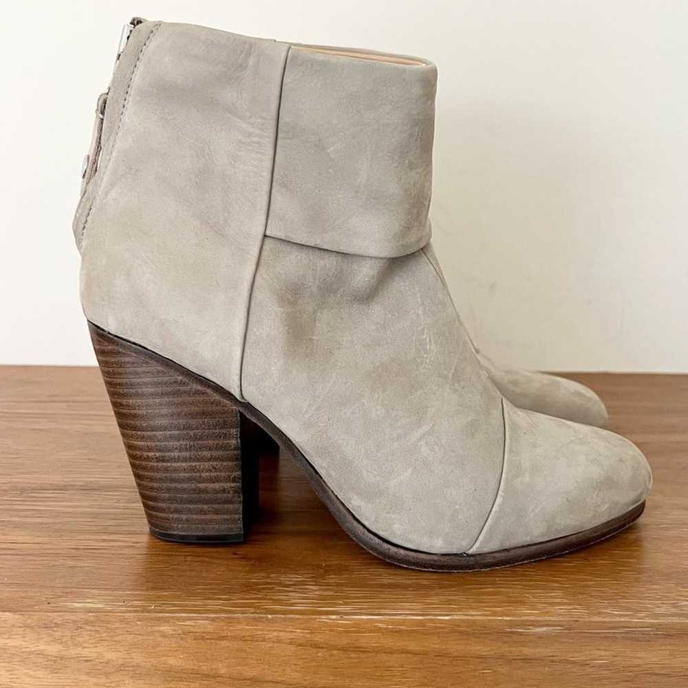 Rag&Bone Newbury boot light gray / tan suede size… - image 1