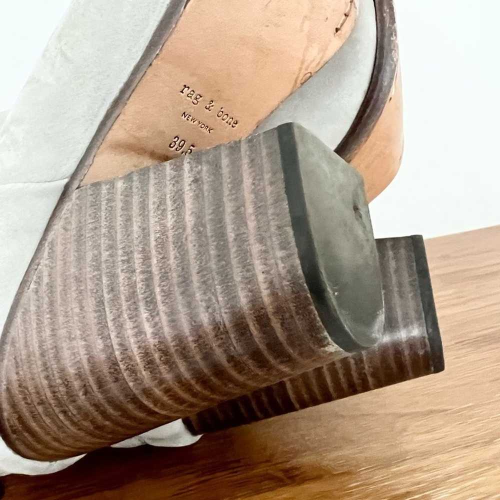 Rag&Bone Newbury boot light gray / tan suede size… - image 2