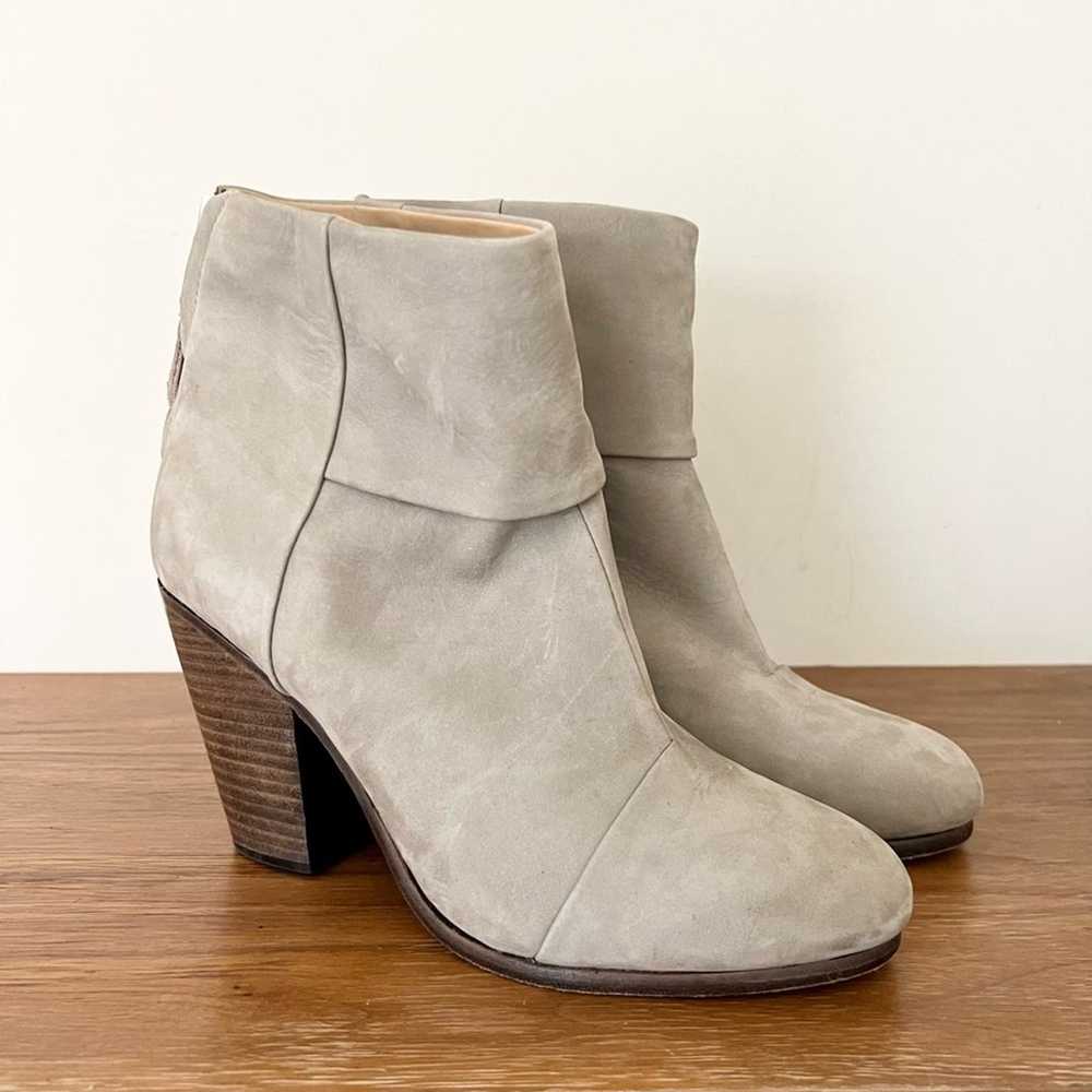 Rag&Bone Newbury boot light gray / tan suede size… - image 3