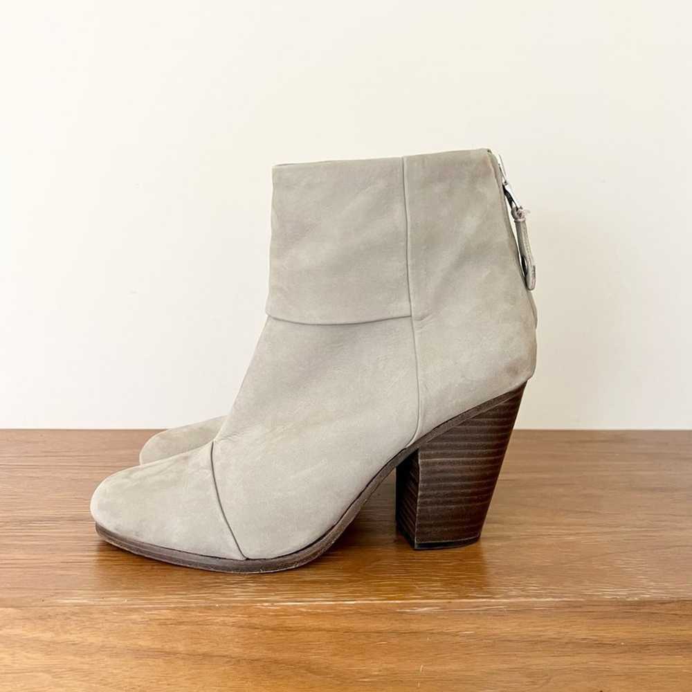 Rag&Bone Newbury boot light gray / tan suede size… - image 6