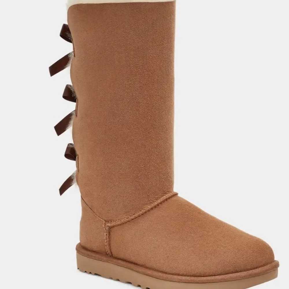 UGG UGG Bailey Bow Tall II Boot , like new condit… - image 4