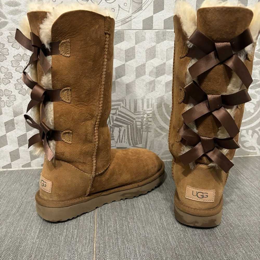 UGG UGG Bailey Bow Tall II Boot , like new condit… - image 9