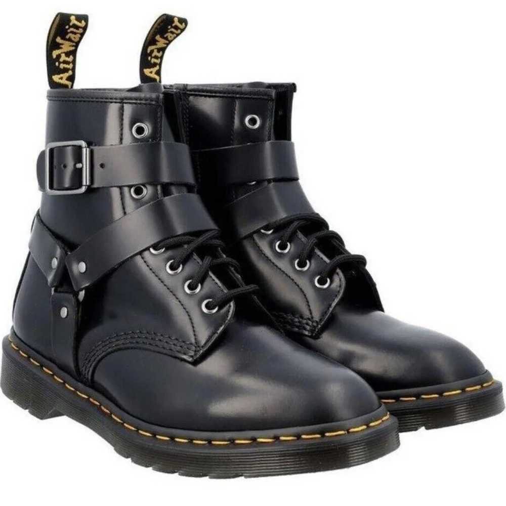 Dr. Martens Cristofor Leather Harness Lace Up Boo… - image 1