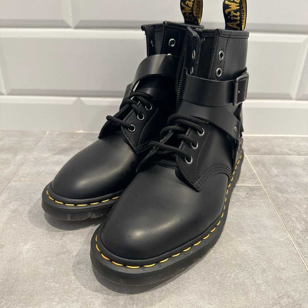 Dr. Martens Cristofor Leather Harness Lace Up Boo… - image 7