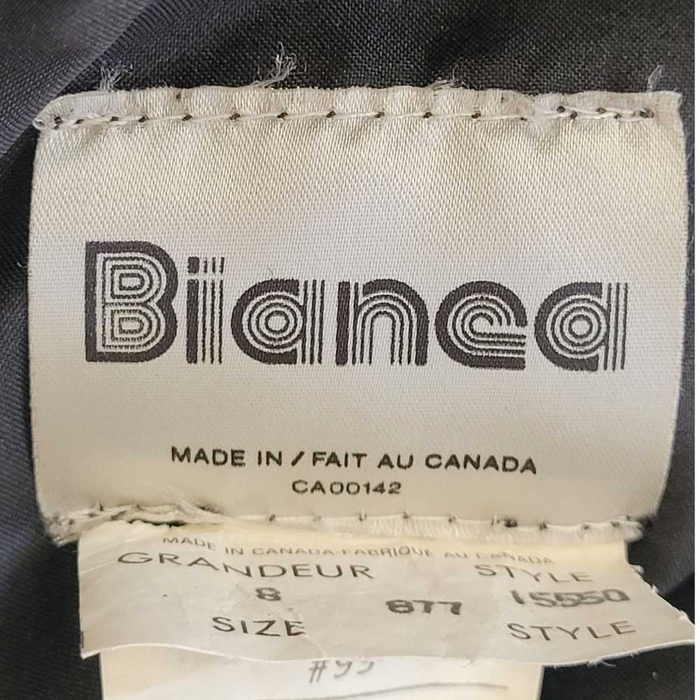 Vintage Bianca Vintage Leather Back Slit Modest S… - image 4