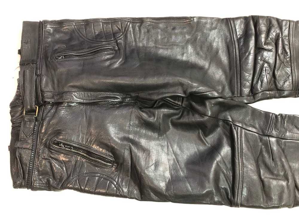 Genuine Leather × MOTO × Racing Vintage Rare Leat… - image 5