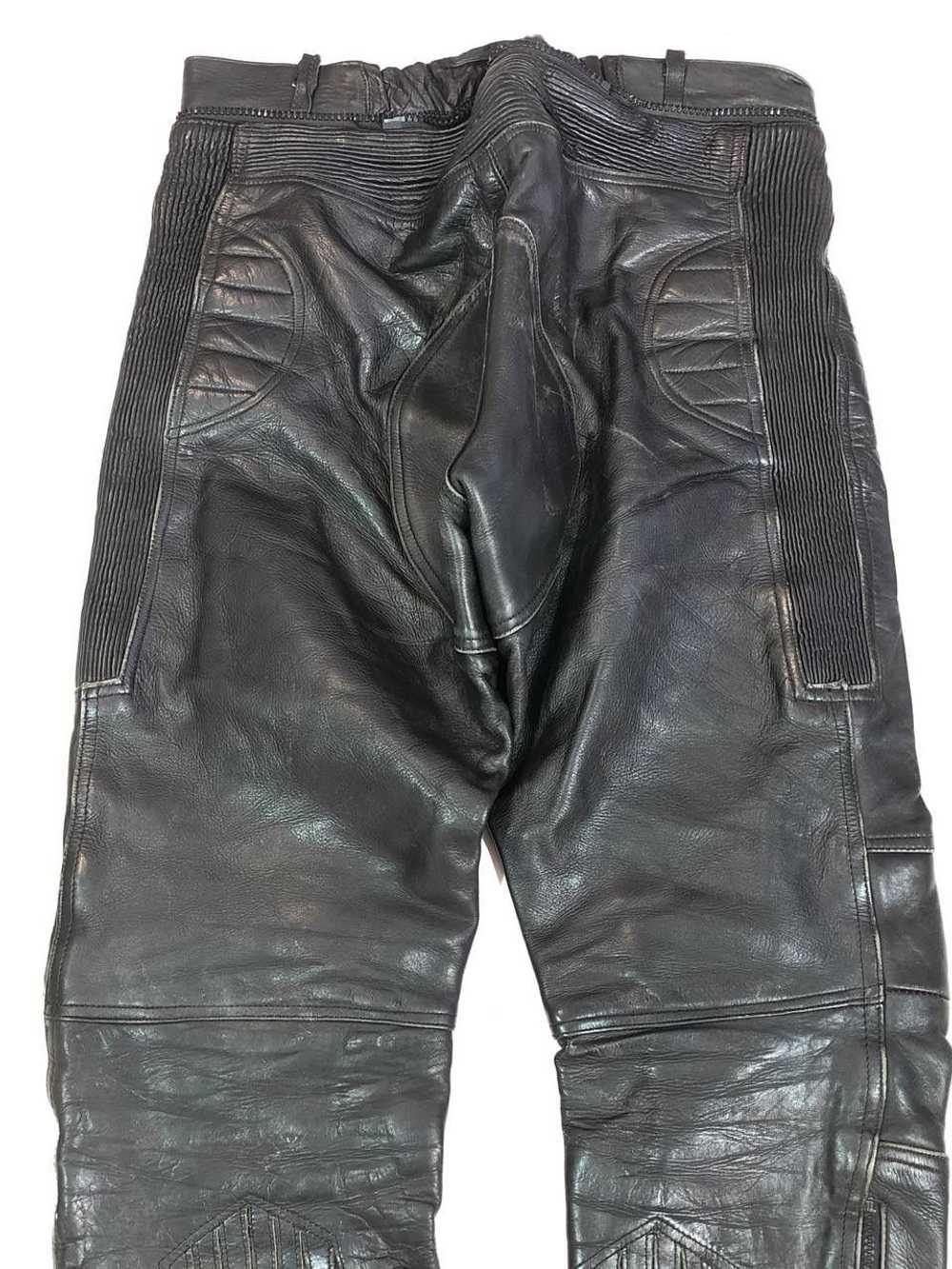Genuine Leather × MOTO × Racing Vintage Rare Leat… - image 7