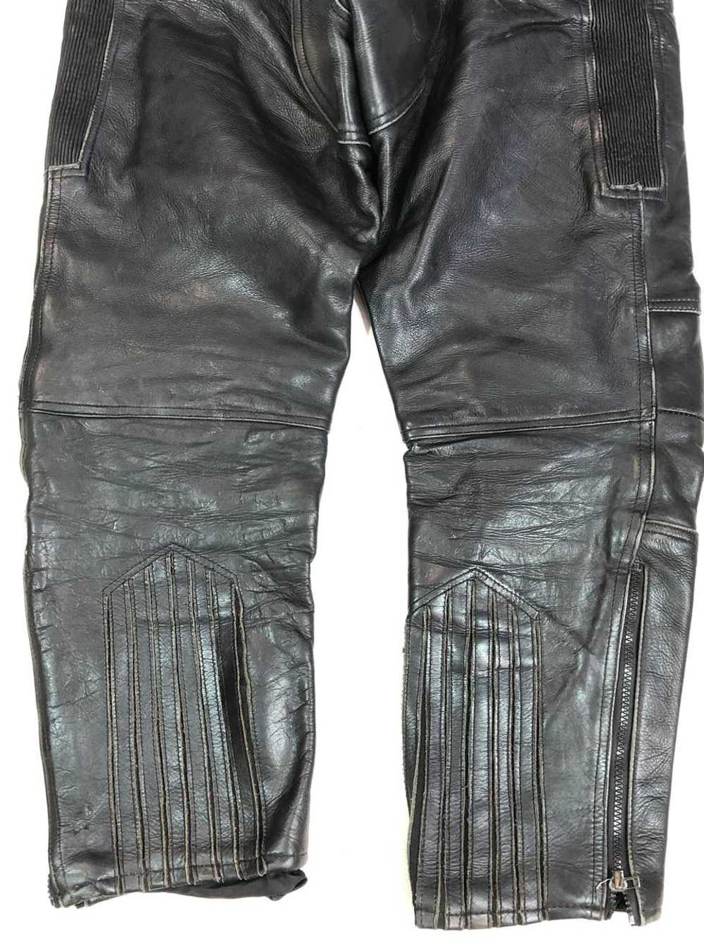 Genuine Leather × MOTO × Racing Vintage Rare Leat… - image 8