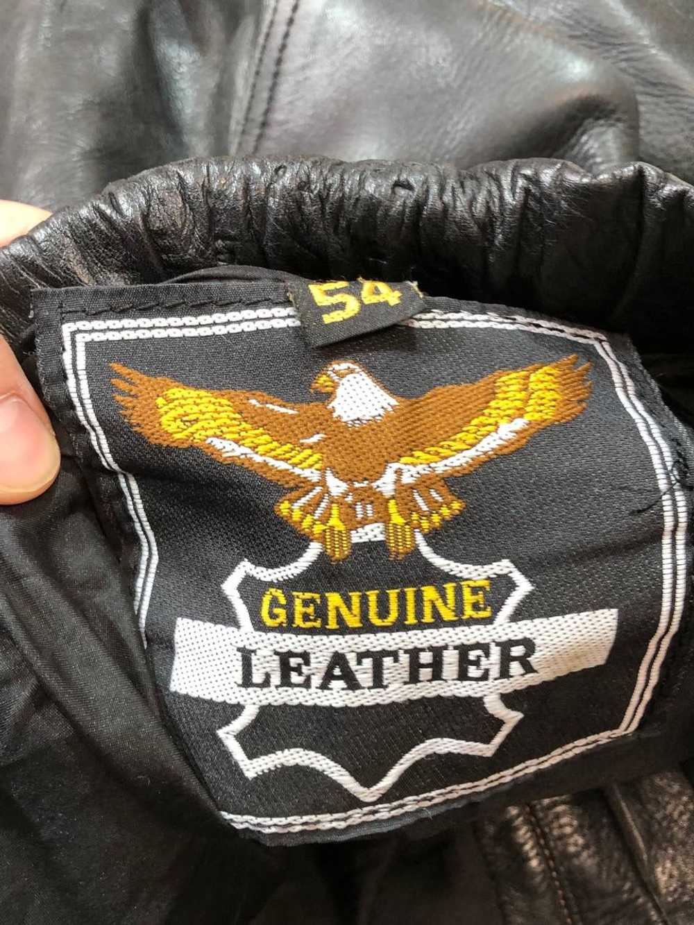 Genuine Leather × MOTO × Racing Vintage Rare Leat… - image 9