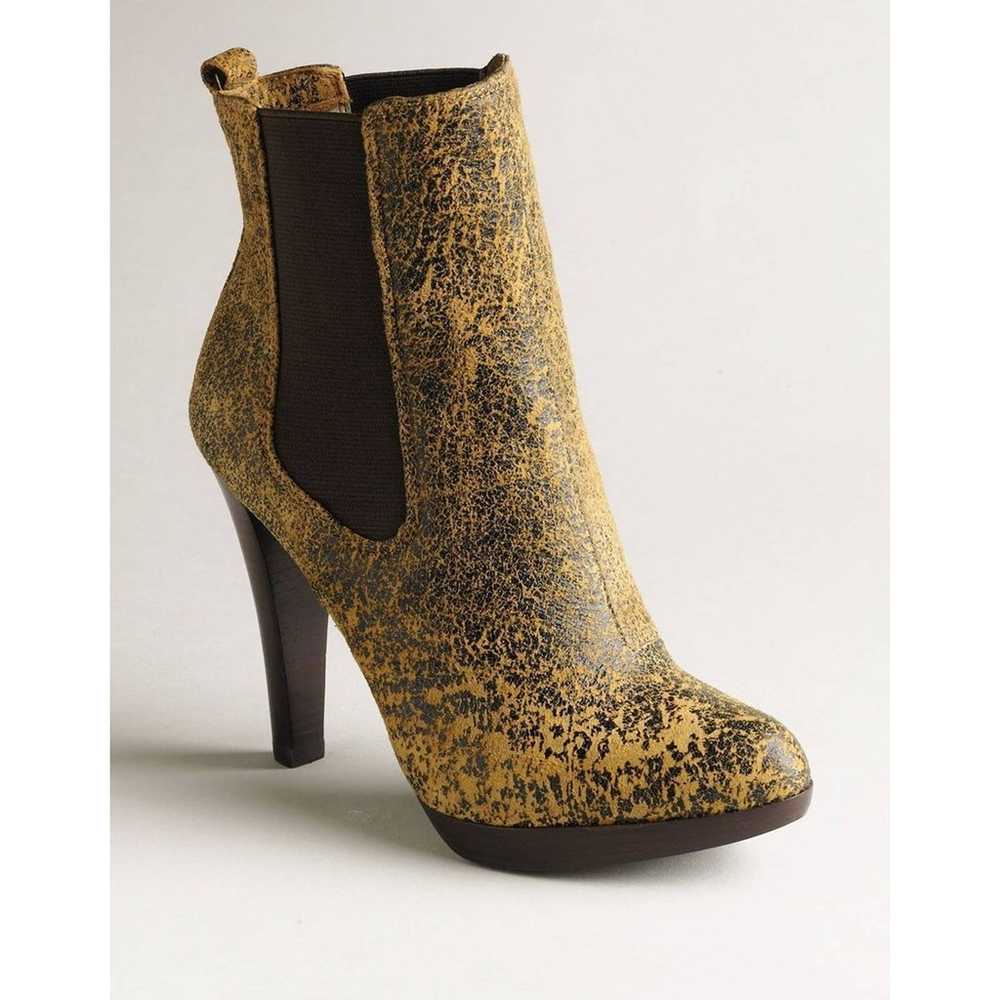Michael Kors JESSIE Distressed Leather Ankle Boot… - image 2