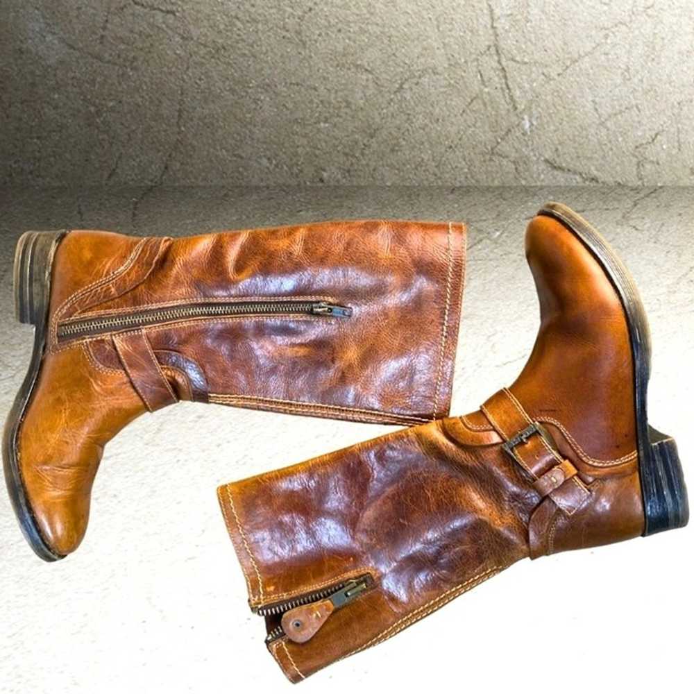 Bed Stu Token Moto Leather Boots Size 8 Knee High… - image 2