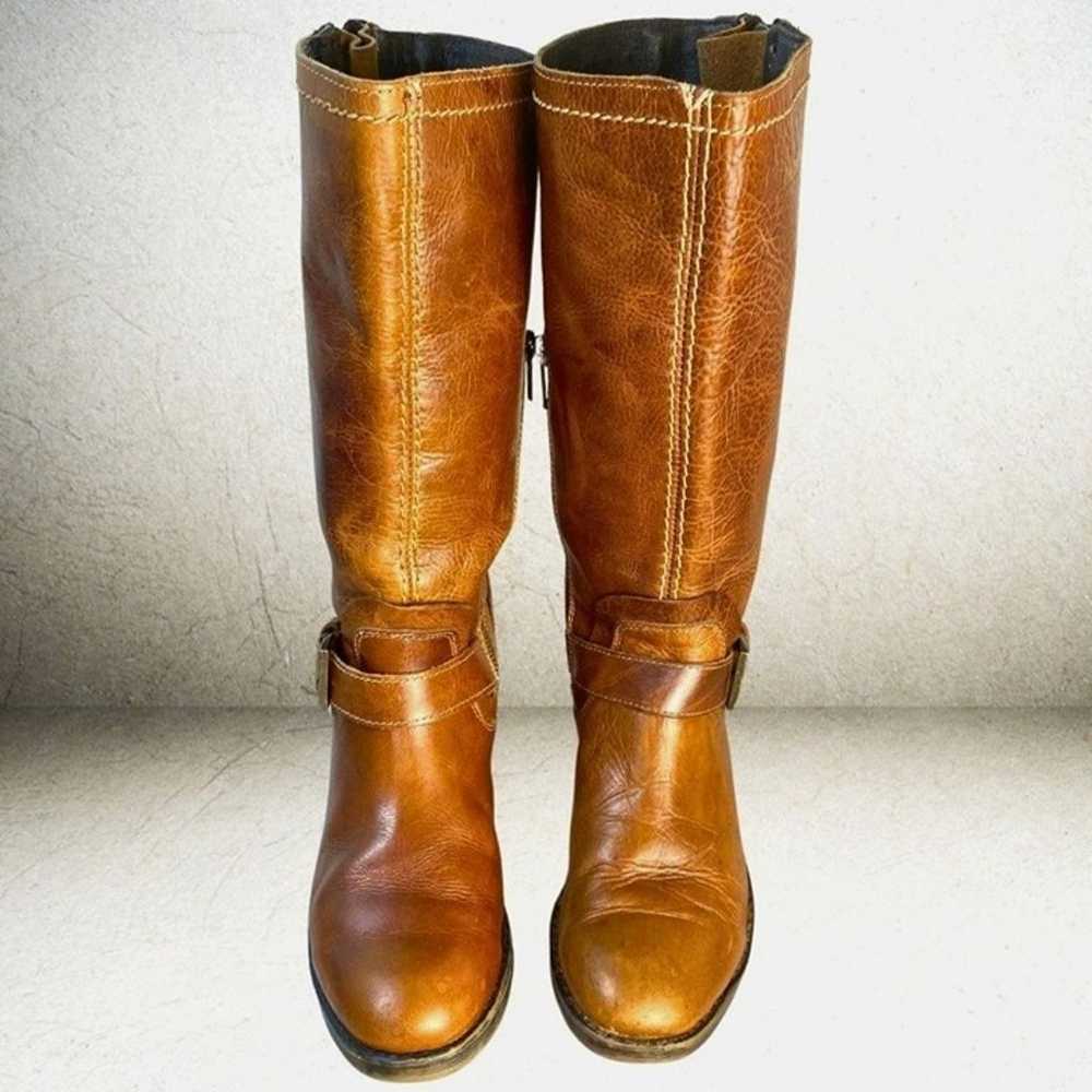 Bed Stu Token Moto Leather Boots Size 8 Knee High… - image 4