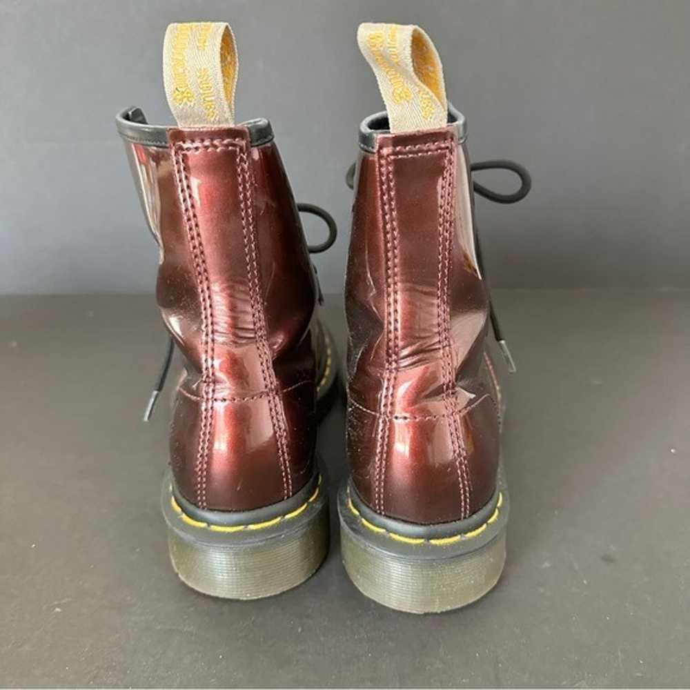 Dr Martens 1460 W Vegan Chrome Boots Size 7 - image 6