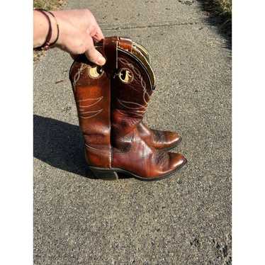 Vintage Size 9 Womens Cowgirl Cowboy Boots - image 1