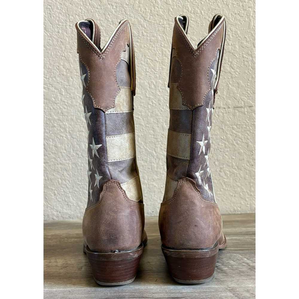 Durango Union Flag Womens Cowboy Boots Size 6.5 - image 6