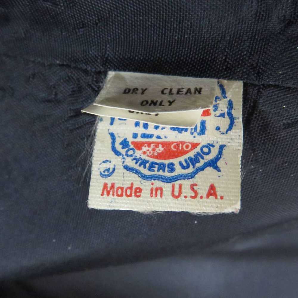 Vintage Vintage Union Made Classic Formal Navy Bl… - image 4