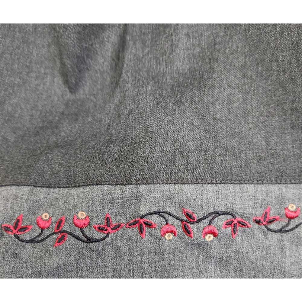 Other Sun River Clothing Gray Charcoal Embroidere… - image 3