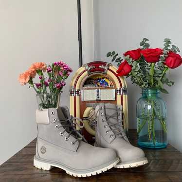 Gray Timberland Boots - image 1