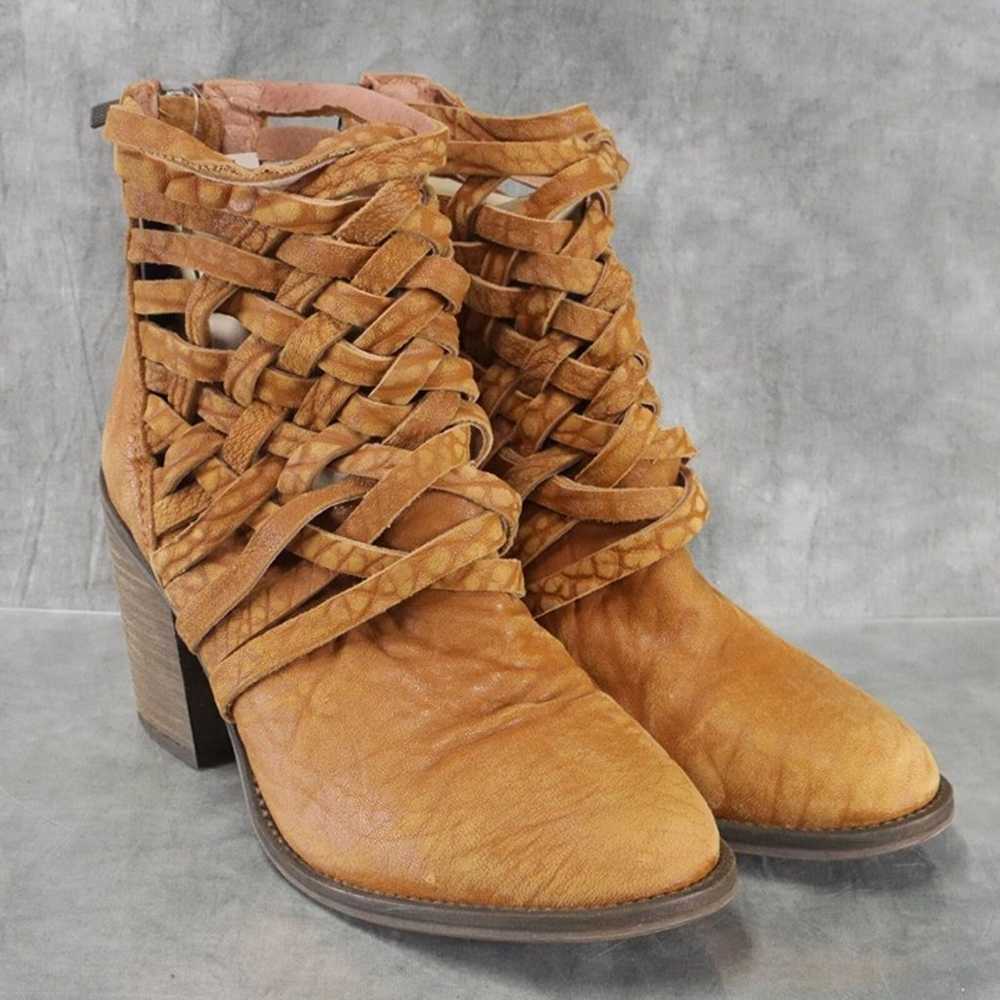 FREE PEOPLE Booties CARRERA Boots Leather Suede H… - image 4