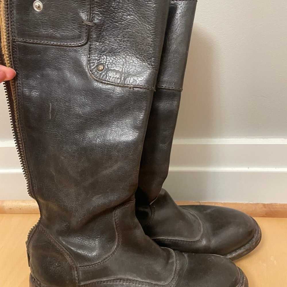 Vero Cuoio Italian Leather Boots Size 7 - image 1